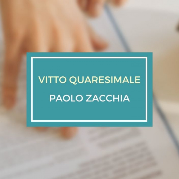 copertina del libro Vitto quaresimale