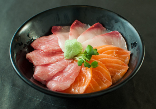 sashimi di tonno e salmone